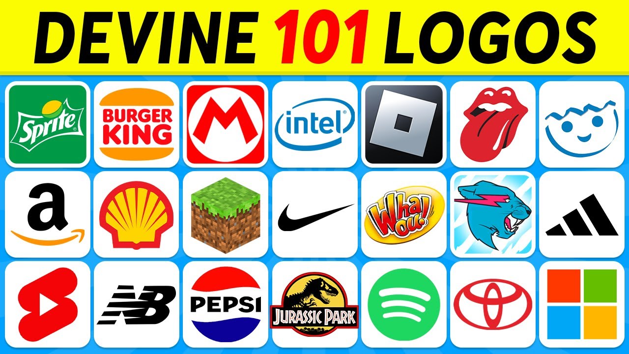 Devine le LOGO en 3 secondes | Quiz 101 Logos