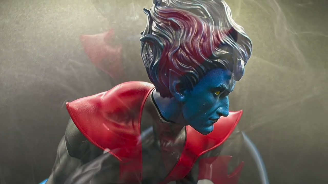 Я нарисовал Ночного Змея из Marvel с помощью CA 3D!!! #nightcrawler #marvel #xmen #3dprinting
