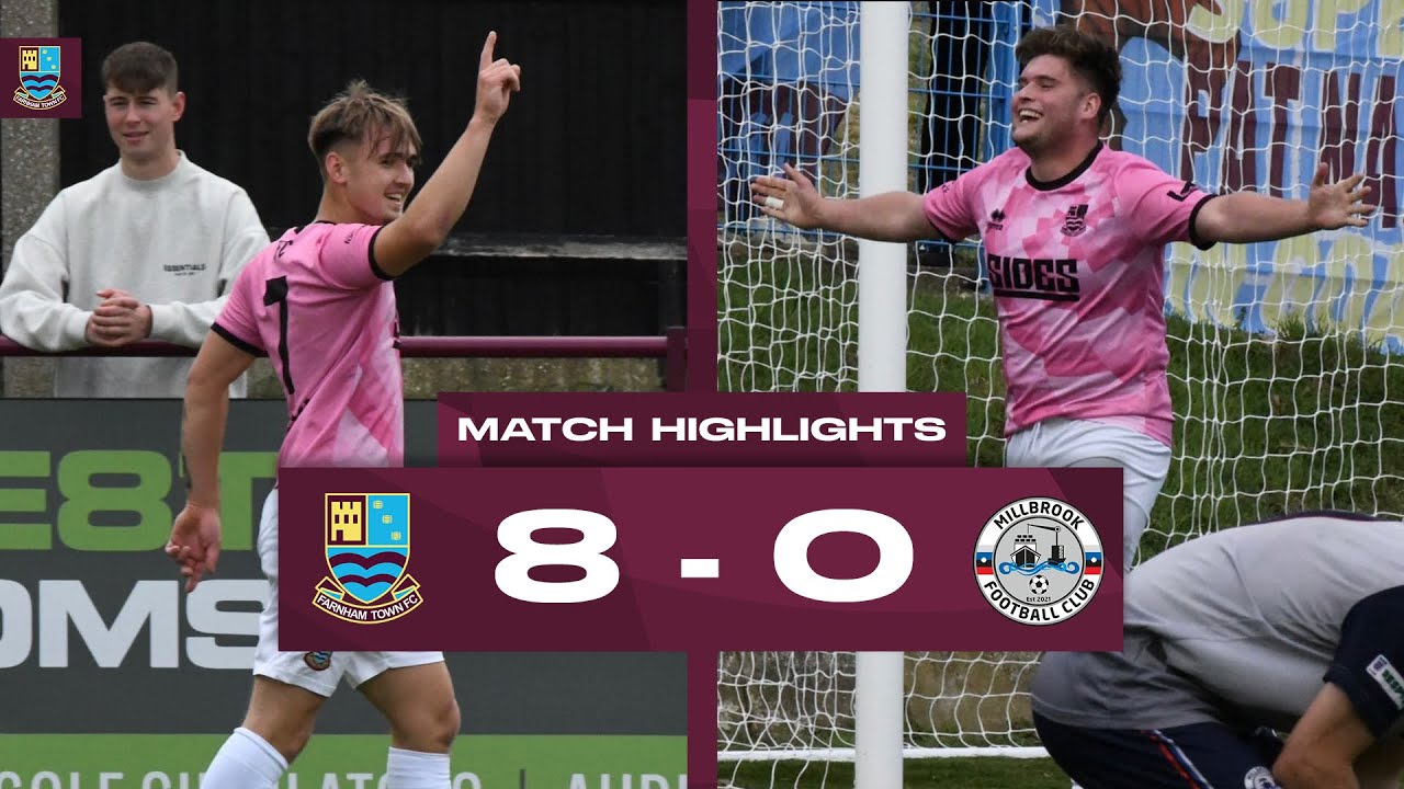 EIGHT NIL! | Farnham Run Rampant in the FA Vase | Farnham Town vs Millbrook | Full Match Highlights