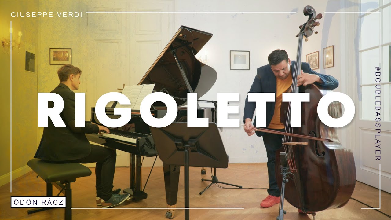 Ödön Rácz - Christoph Traxler live: Double bass solo from Verdi´s Rigoletto