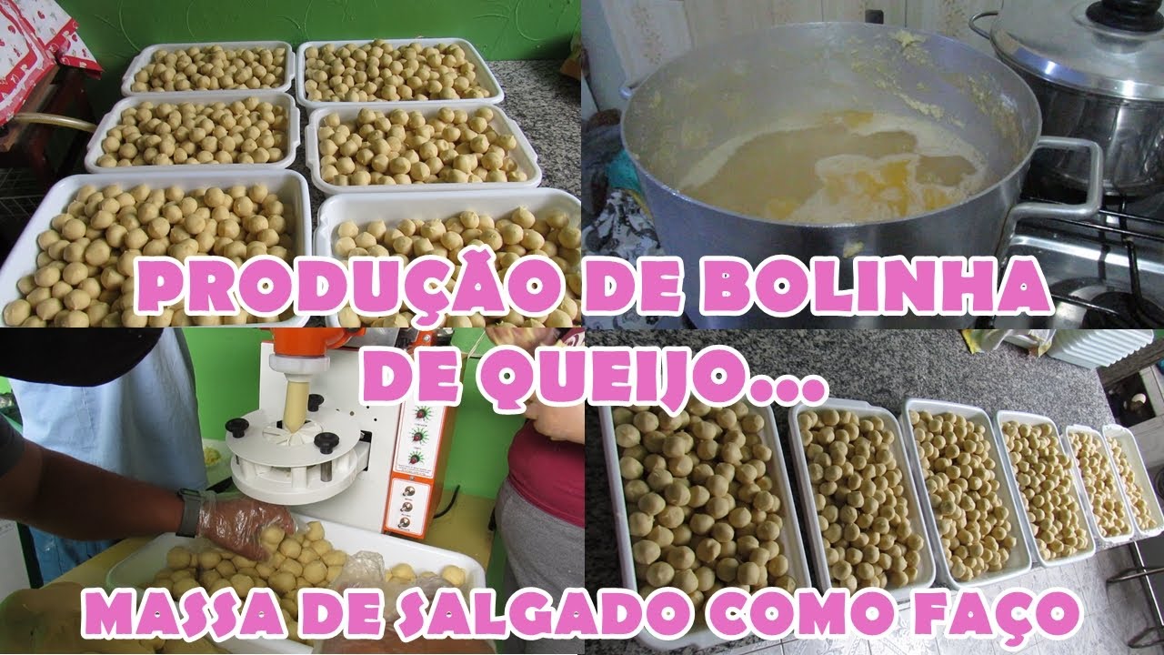 PRODUÇÃO DE BOLINHA DE QUEIJO NA MAQUINA DE SALGADO COMPACTA PRINT, COMO FAÇO A MASSA DO SALGADO