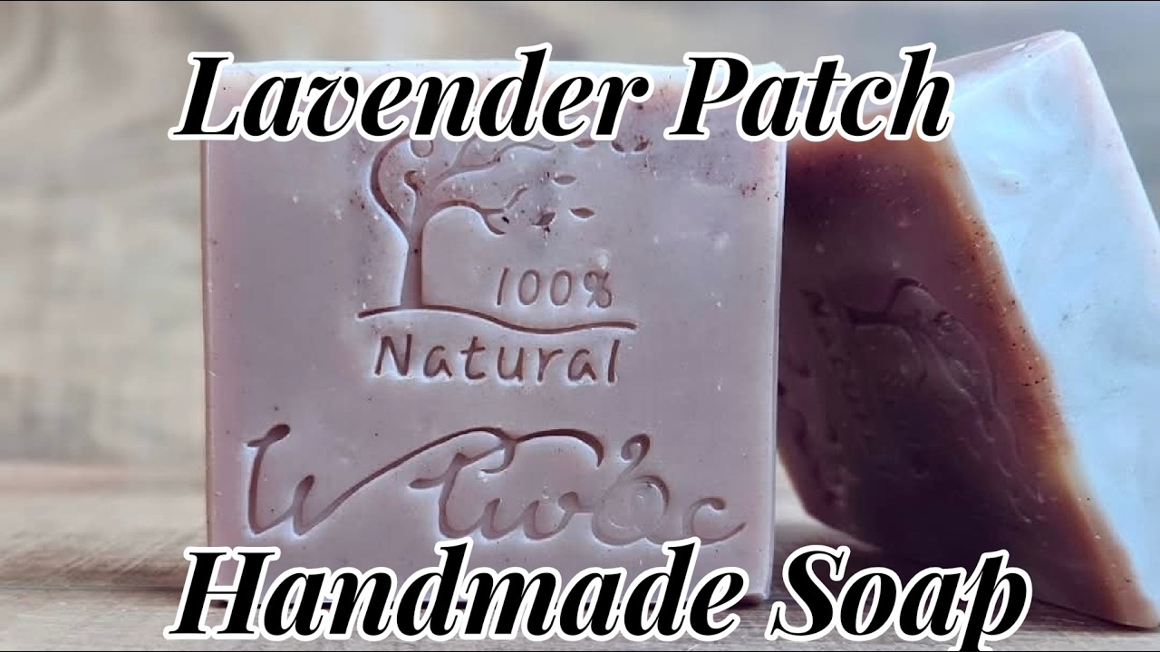 Дизайн мыла! Натуральное мыло ручной работы из козьего молока Lavender Patch — как оно делается. ...