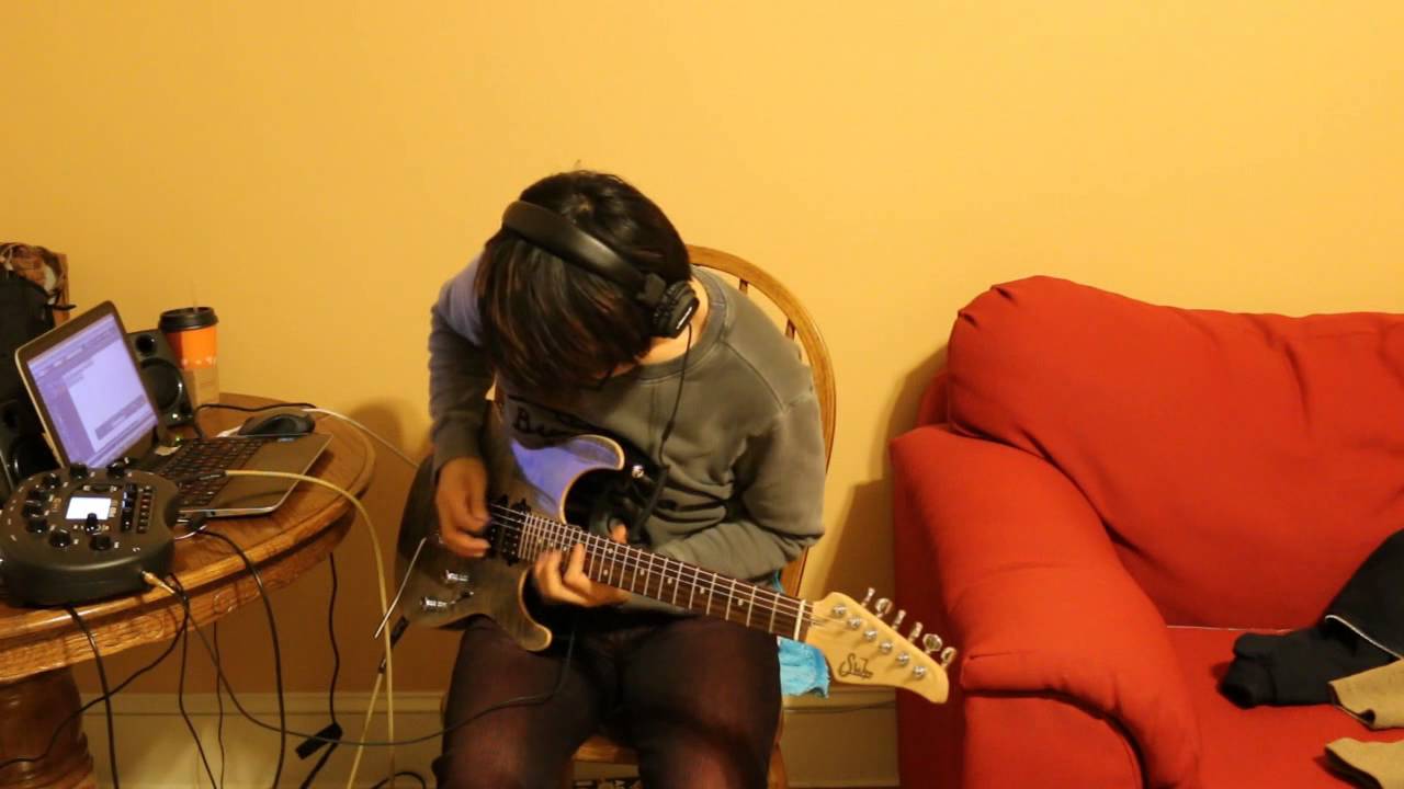 Disney Beauty and the Beast on electric guitar