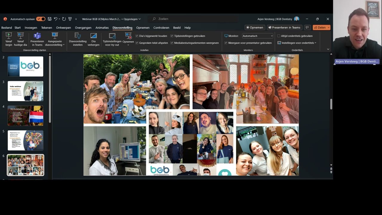 UCMpleo24 – Webinar BGB Dentistry about working as a dentist in the Netherlands
