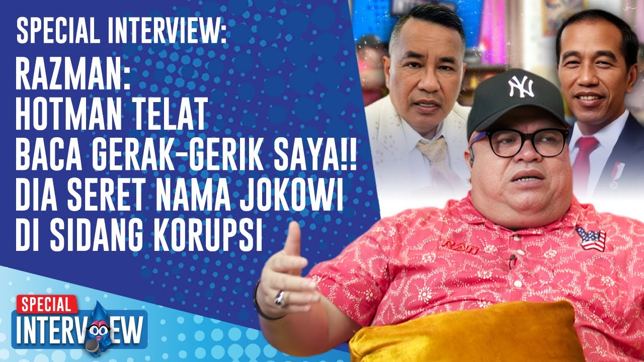 SPECIAL INTERVIEW: Disindir Hotman Usai Bertemu Jokowi? Ini Jawaban Telak Razman!!