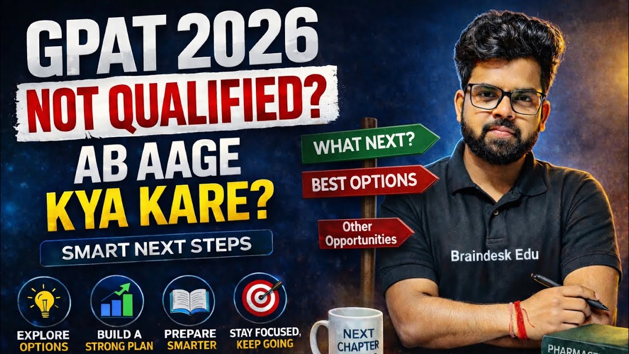 GPAT 2026 Not Qualified? 😱 What To Do Next (Full Guide)
