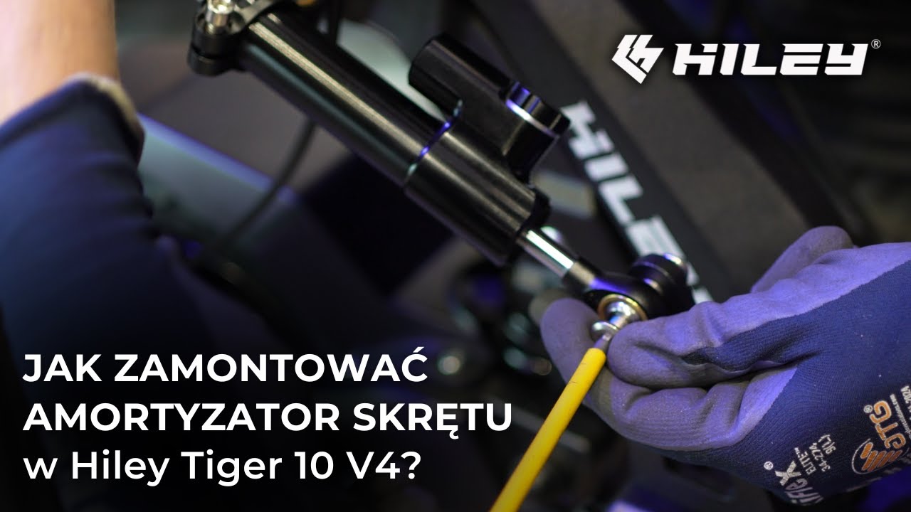 Montaż amortyzatora skrętu do hulajnogi elektrycznej HILEY Tiger 10 V4 ⚡HND Electric