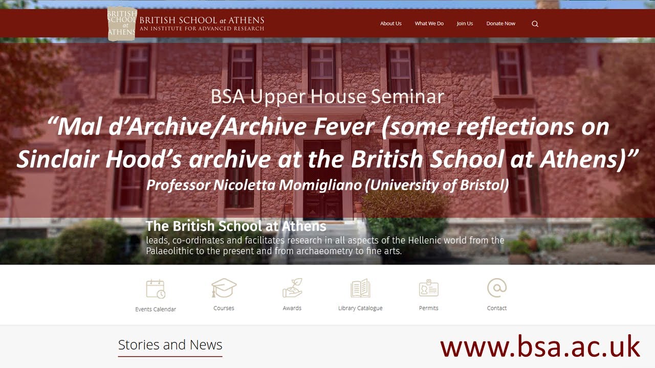 Профессор Николетта Момильяно (Бристольский университет), «Mal d’Archive/Archive Fever»