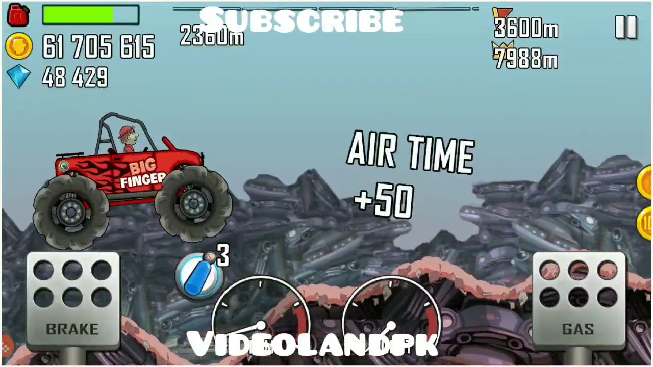 Hill climb racing | Junkyard | challenge completed