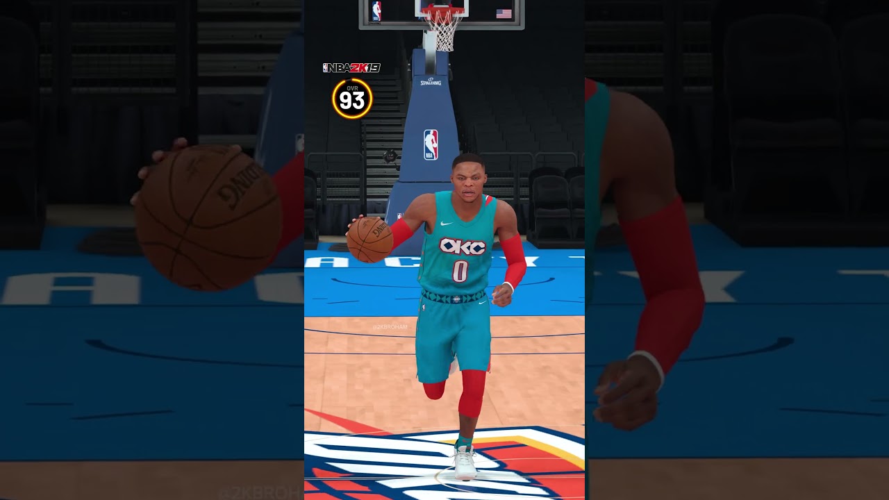 Russell Westbrook's Evolution, Dunks In NCAA 2K7 - NBA 2K25  #nba2k #basketball #nba2k25 #nba