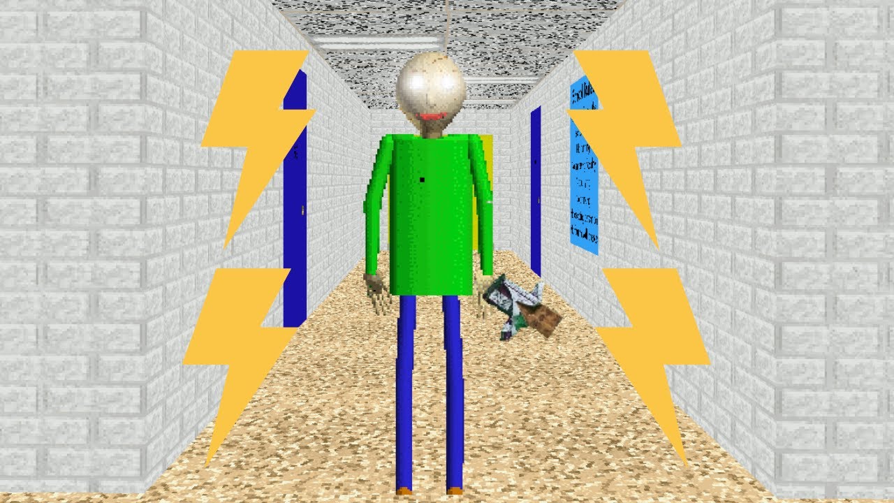 Baldi Loves Chocolate!?!?!?! easy math + hard math Baldi's Basics MOD