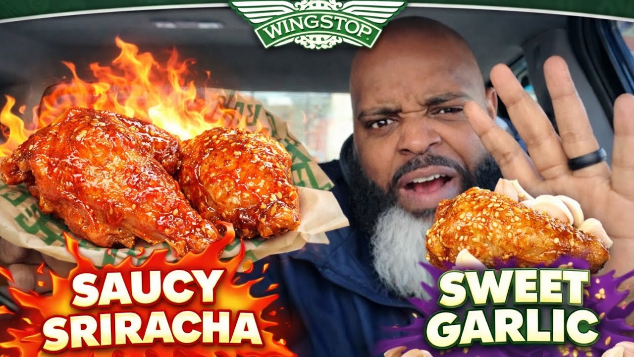 Wingstop Saucy Sriracha & Sweet Garlic Hot Honey Review!
