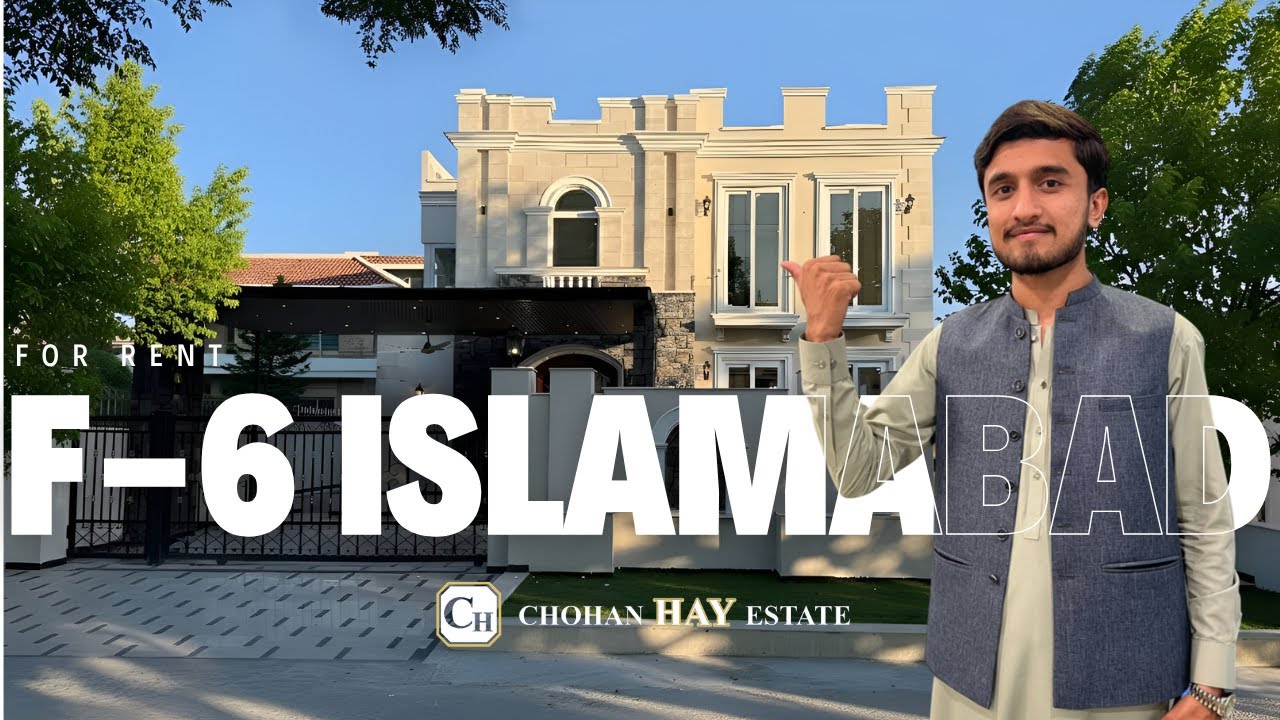1200 SQYD Luxury Dual House for Rent in F-6 Islamabad | Margalla View | Swimming Pool #realestate