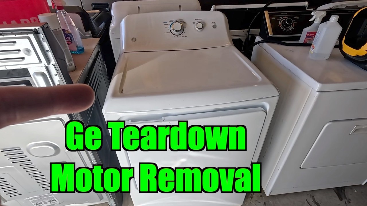 GE Teardown, Motor Removal, Heat Element Removal, And Wire Cutting