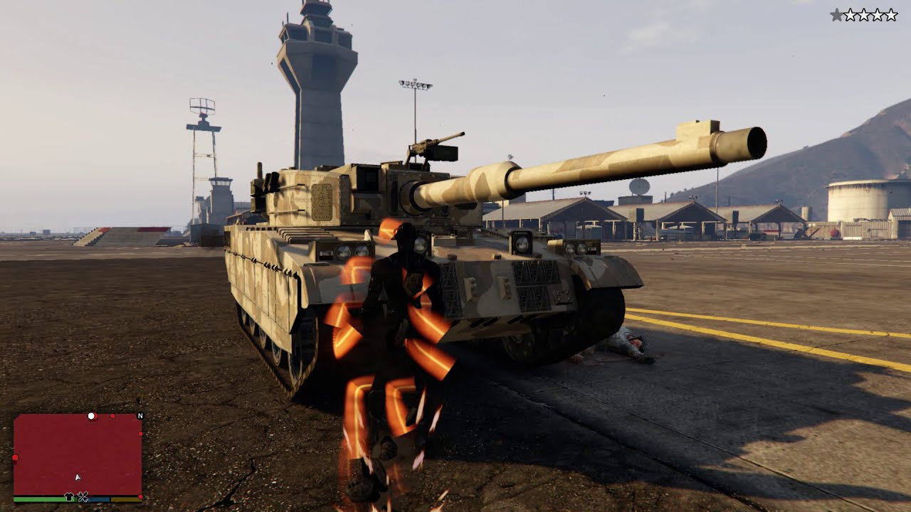 GTA 5 Zoom Destroyed Military
