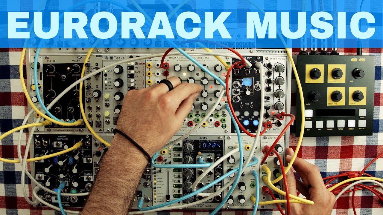 EURORACK MODULAR SYNTH JAM ~ Quantizer, Fold Processor, Maths, Z8000, Morphagene, Tempi, VCF-74 etc.