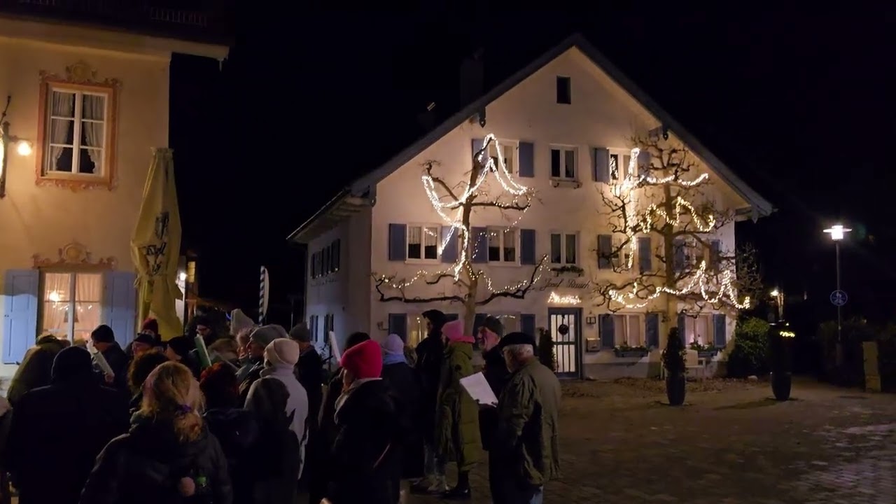 Weihnachtslieder Singen in Dießen am Unterbräu | 18.12.2025 | Ein kleiner Eindruck für euch