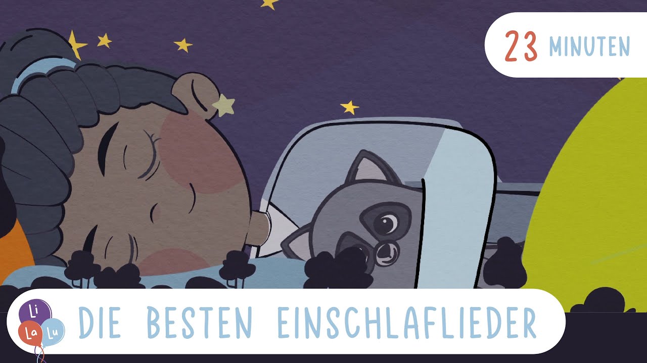 🎹 Sanfte Piano Musik zum Einschlafen für Kinder | Lila Luftikus