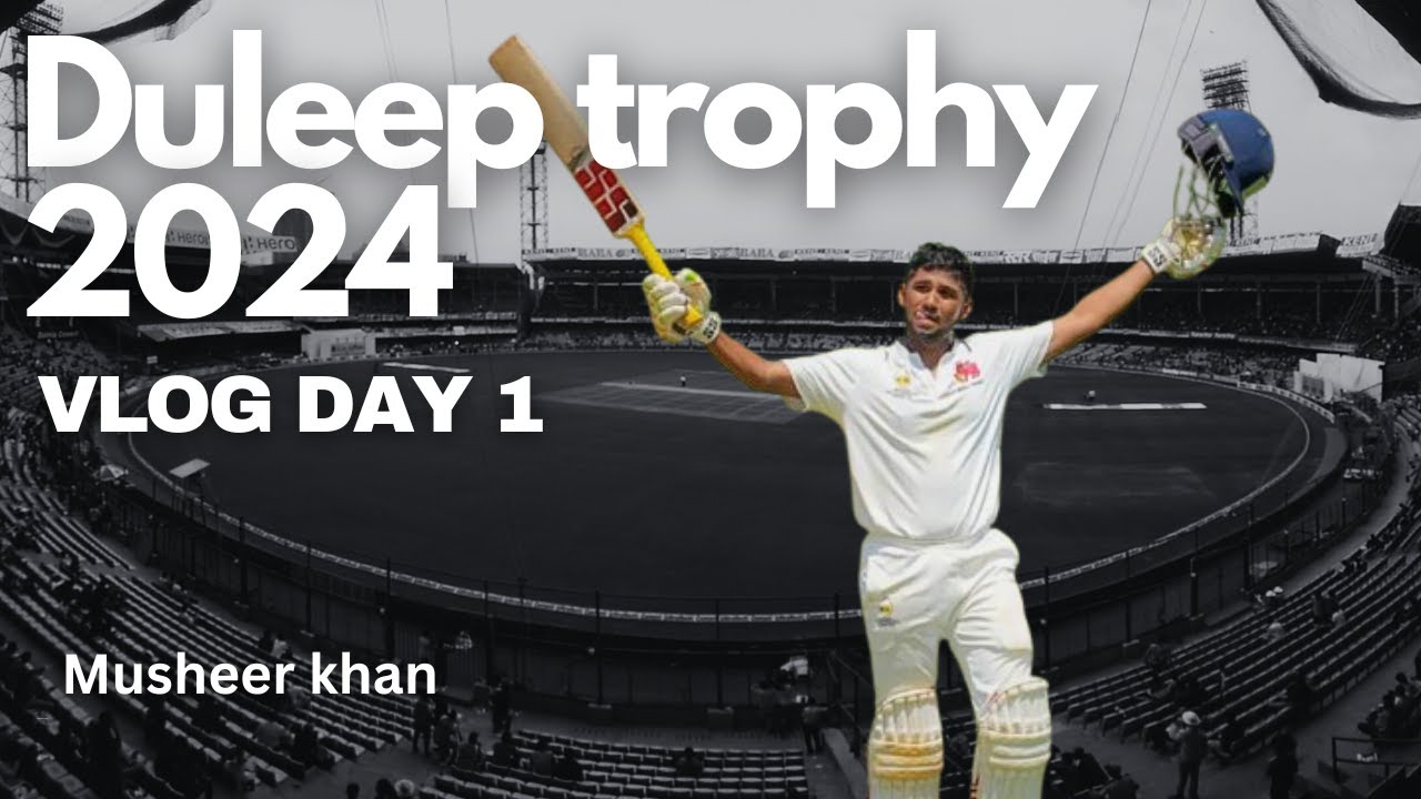 Duleep Trophy 2024 Vlog Day 1 | Musheer Khan Shines! |  Live from the Ground | Cricket match vlog