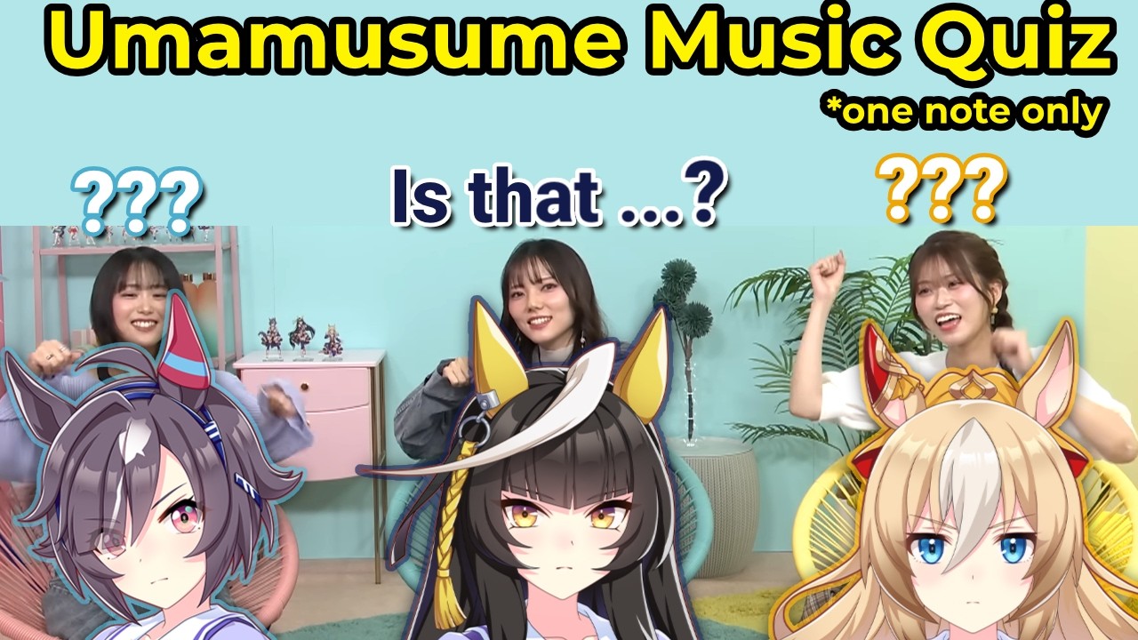 [ENG SUB] Umamusume VAs Try To Guess Uma Songs With Only One Note