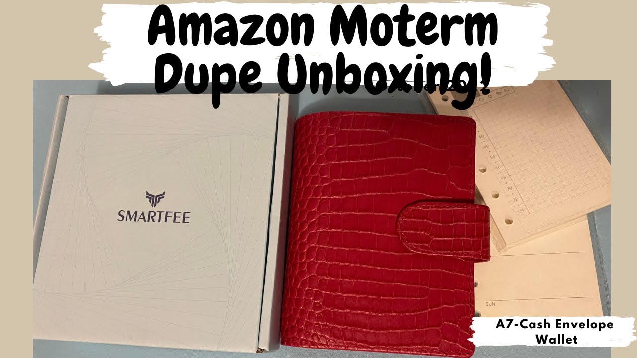 AMAZON MOTERM DUPE UNBOXING | A7 Cash Envelope Wallet