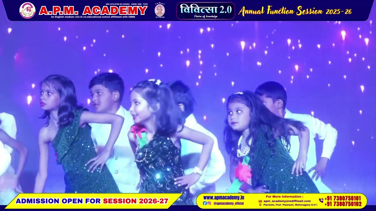 Cutest Performance of the Year | Taare Zameen Par Kids Dance | Vivitsa 2.0 APM Academy Maharajganj