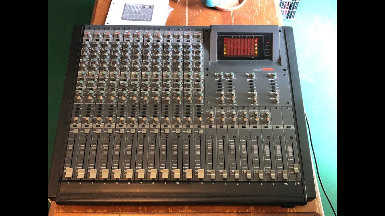 Fostex 812 Sound Mixing board This mixer in excellent shape original owner EBAY