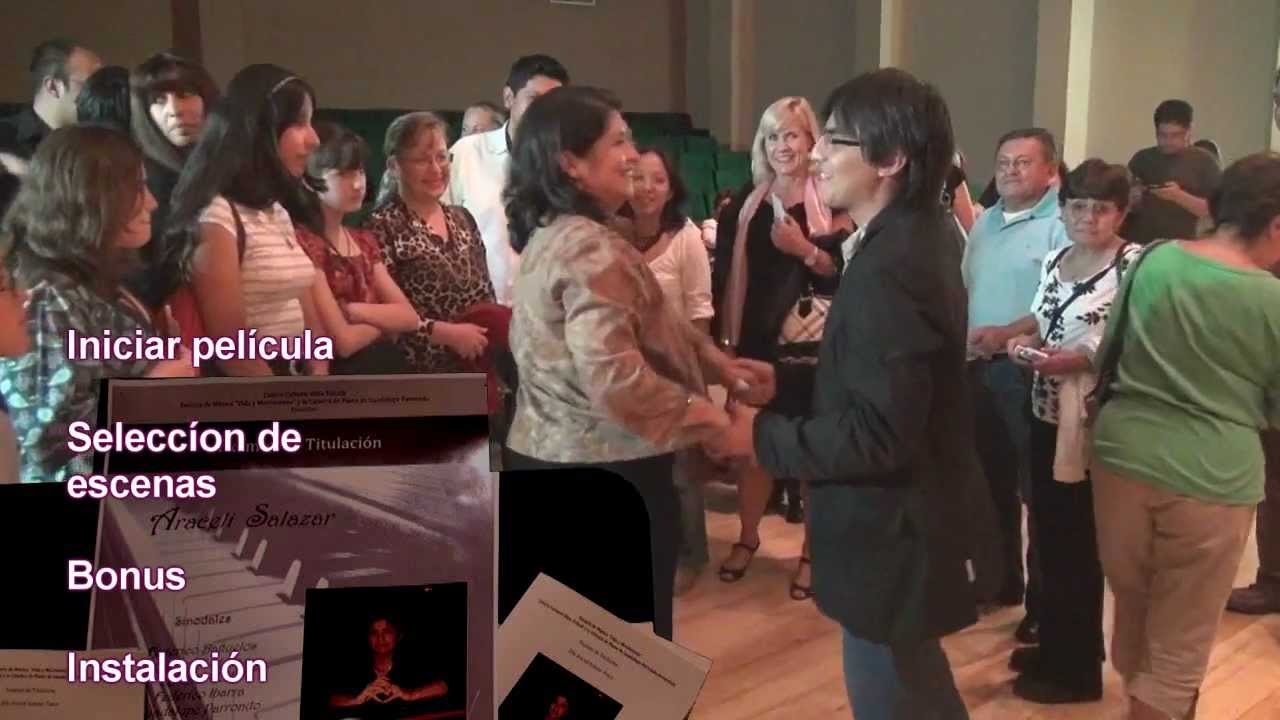 Menu de disco AraceliRecital