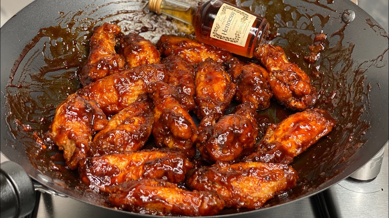 HENNY BARBECUE WNGS || HENNESSY BARBECUE WINGS || TERRI-ANN’S KITCHEN