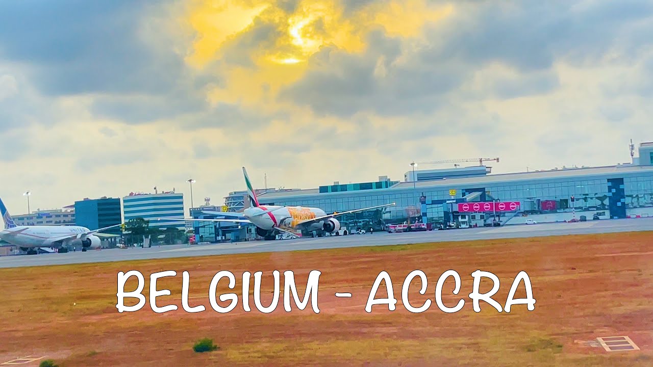 FLY   |   Landing in Ghana from Belgium.