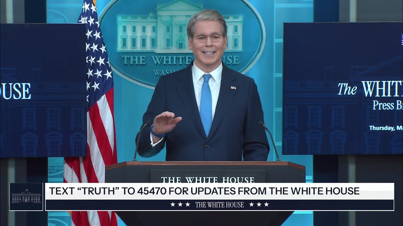 Secretary of the Treasury Scott Bessent Briefs Members of the Media, May 28, 2026