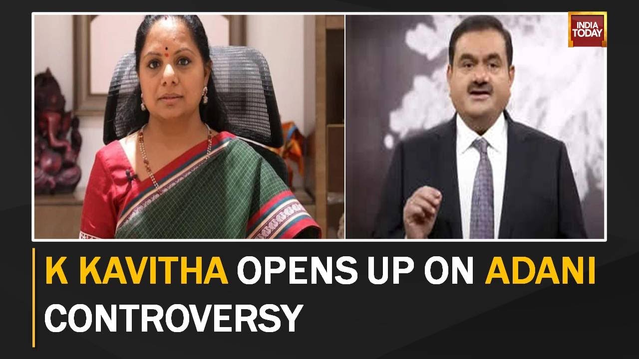 BRS MLC K Kavitha Opens Up On Adani Controversy | Watch This Report
