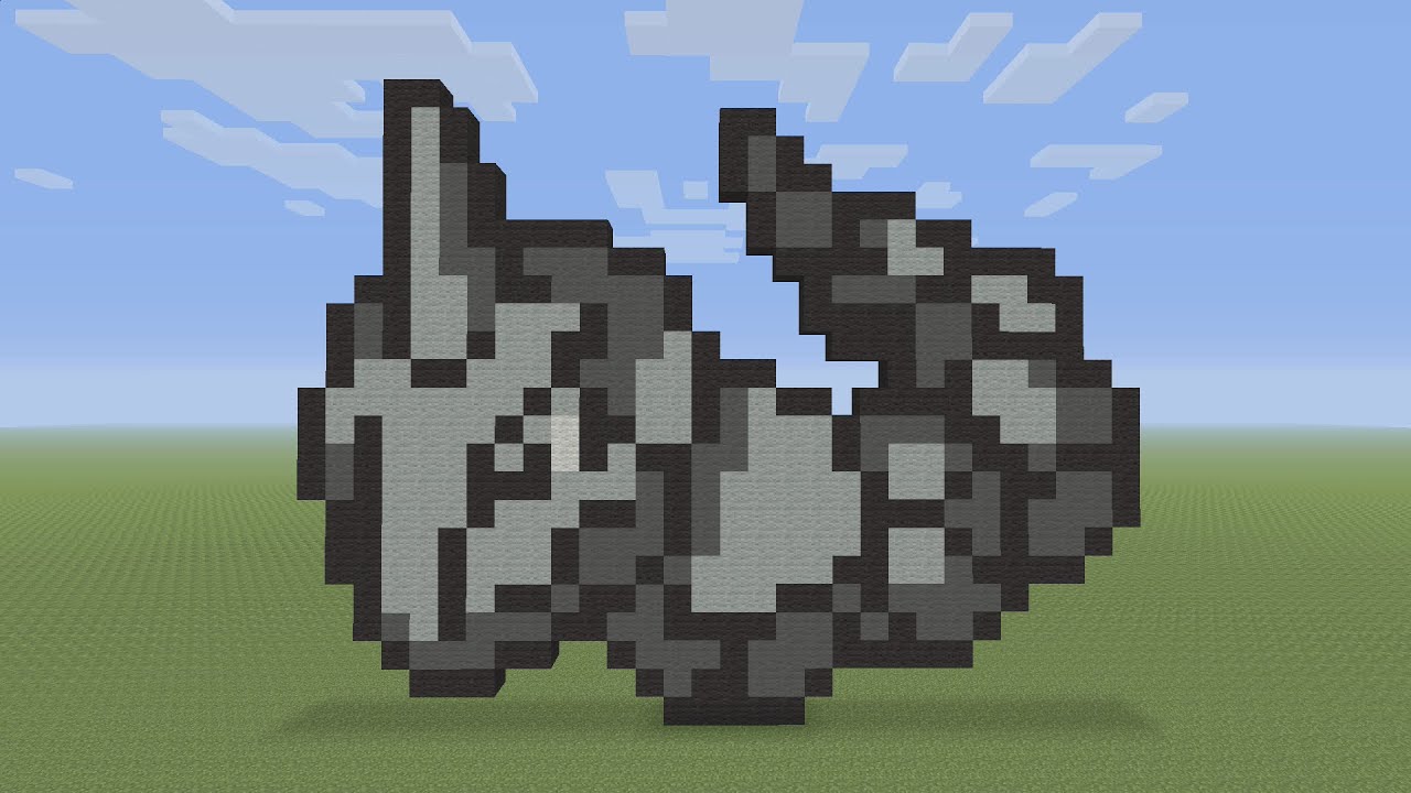 Minecraft Pixel Art - Onix Pokemon #95