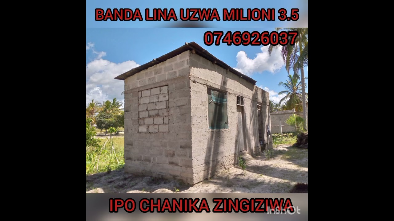 BANDA LINA UZWA MILIONI 3.5 /0746926037 IPO CHANIKA ZINGIZIWA JIJI LA ILALA