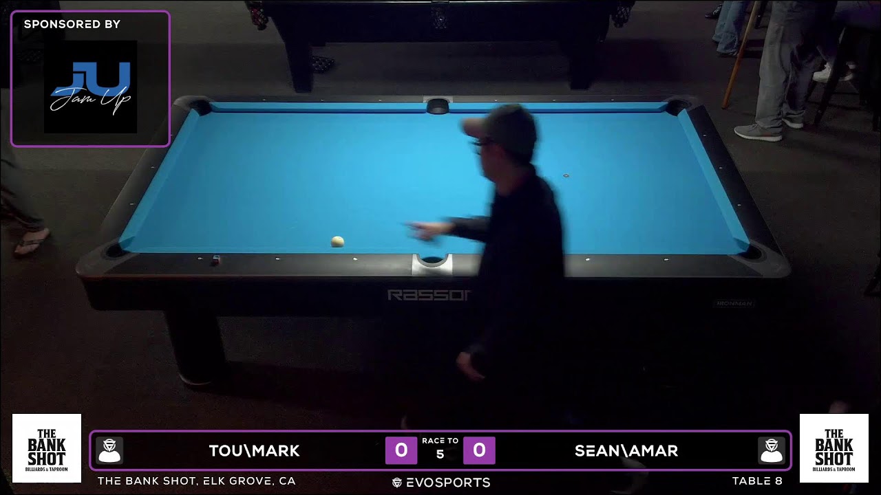 TOU\MARK vs SEAN\AMAR - THE BANK SHOT - TABLE 8 | EvoSports
