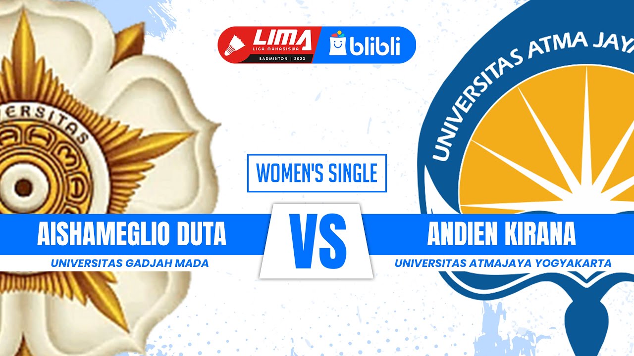 UGM (AISHAMEGLIO DUTA) vs UAJY (ANDIEN KIRANA) | 3RD PLACE WOMEN'S SINGLE | DEC 3
