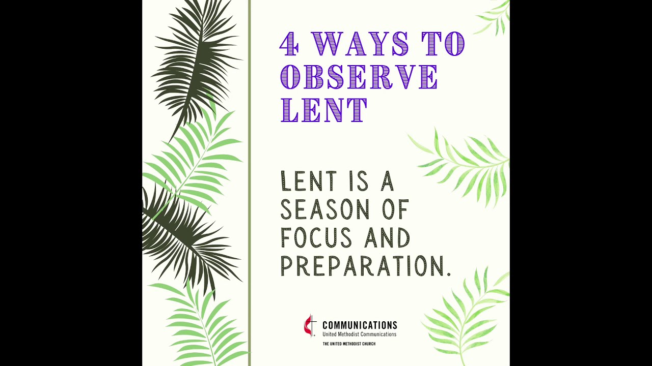 4 Ways to Observe Lent