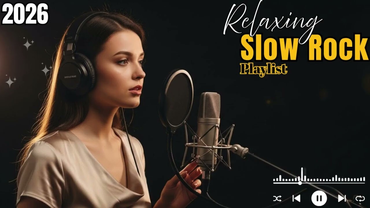 Best Slow Rock Sleep Music 2026 🎧 Soft Rock Ballads for Total Relaxation