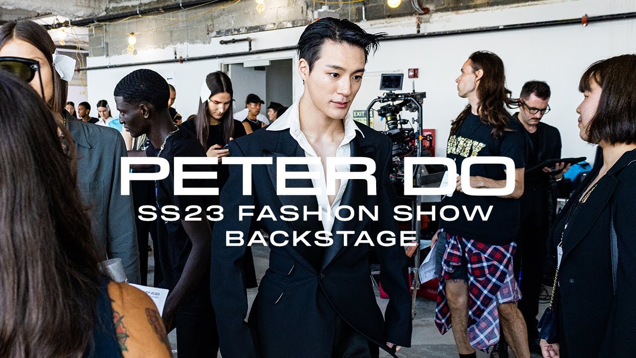 PETER DO SS23 FASHION SHOW BACKSTAGE