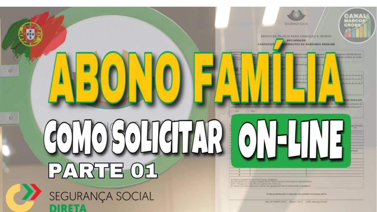 COMO SOLICITAR O ABONO FAMÍLIA SEM SAIR DE CASA (ON-LINE) PARTE 01