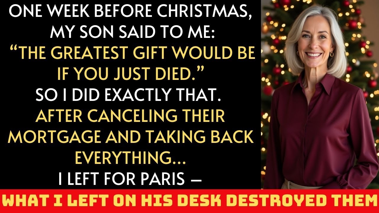 My Son Said, ‘The Greatest Gift for Christmas Is If You Just Died’ So I Canceled His Mortgage