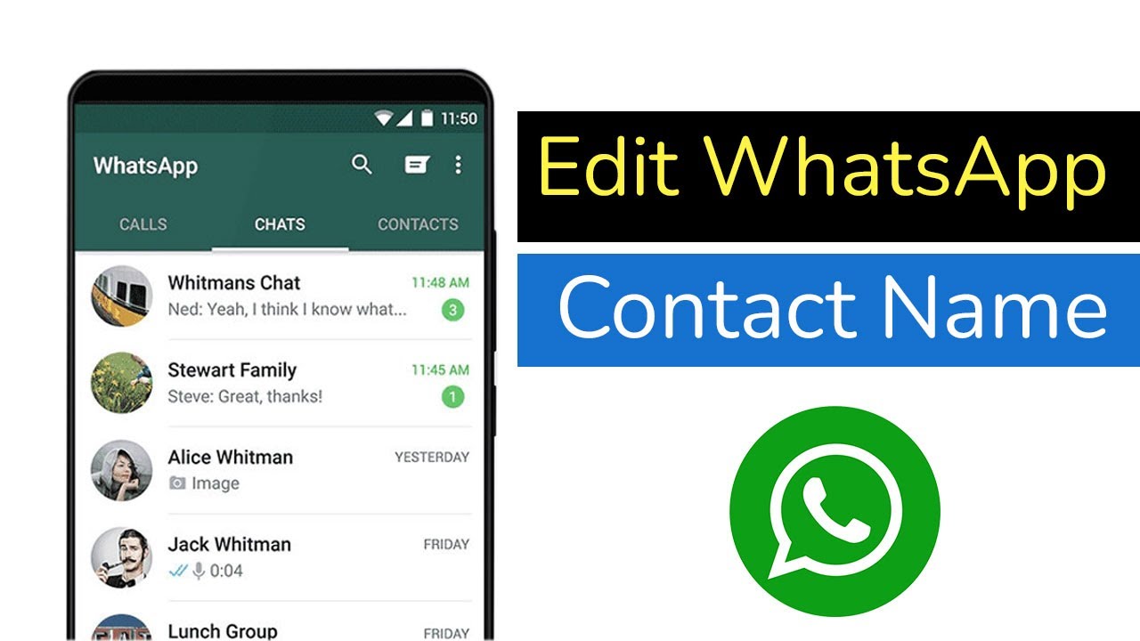 How To Edit a WhatsApp Contact Name?