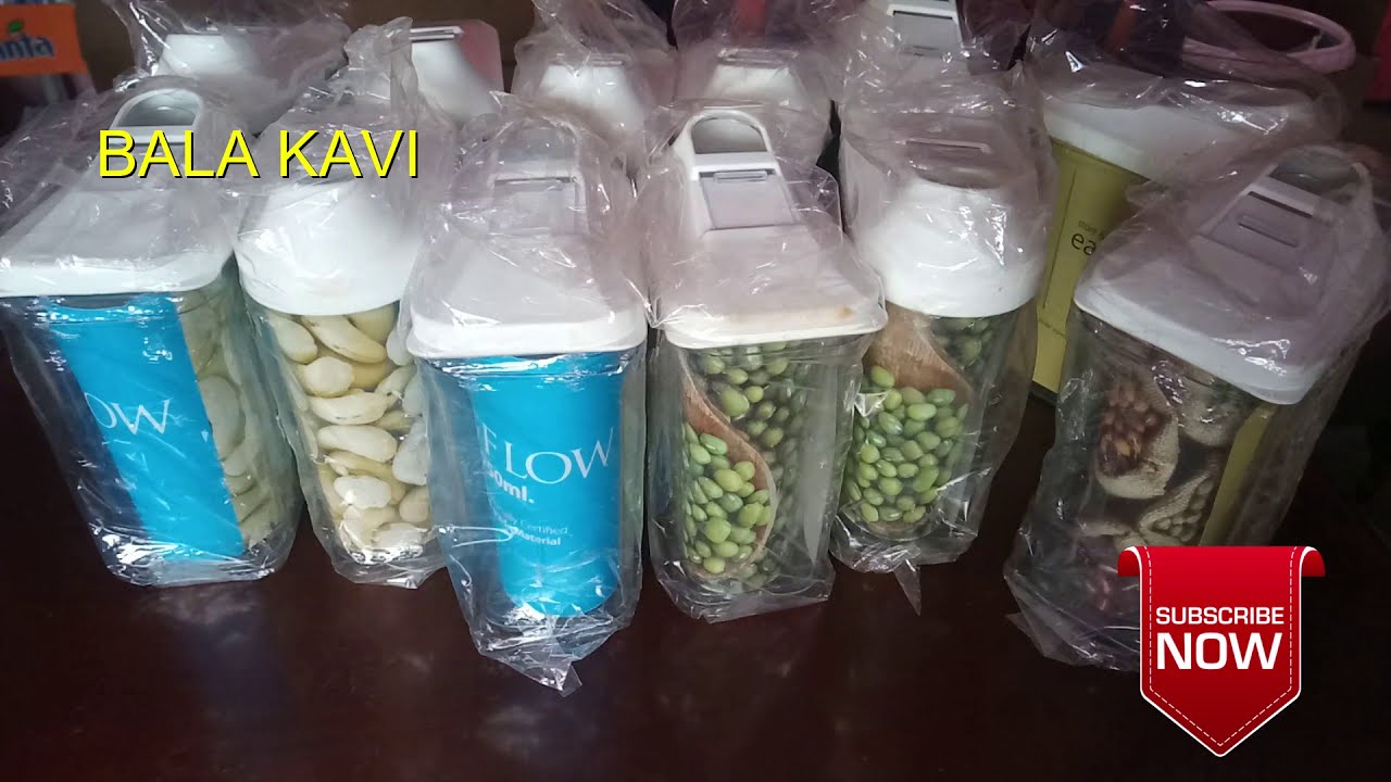 Easy flow containers/ Amazon product review |BALA KAVI/KITCHEN CONTAINERS