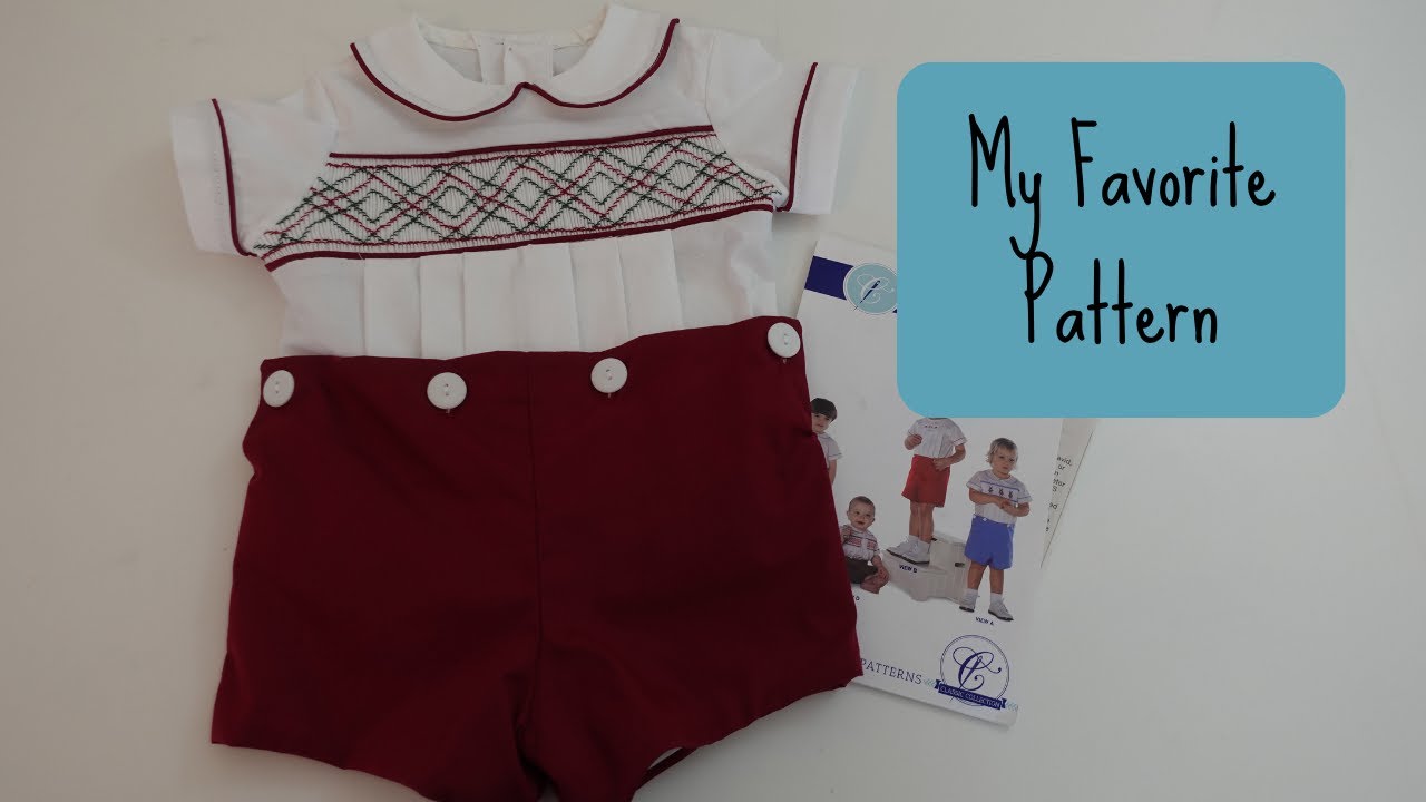 Sewing a Smocked Boy's Outfit | Heirloom Sewing Vlog | Children's Corner Basic's For Boys Sew Along
