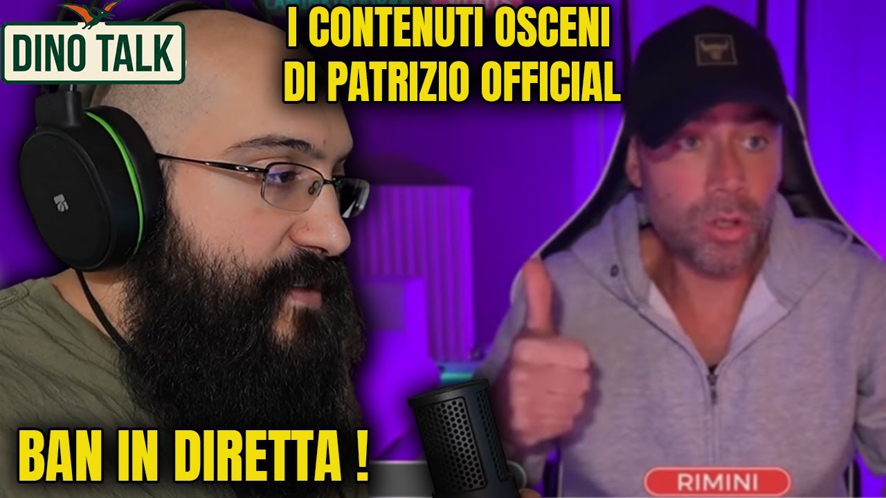 DINO TALK #1 Il CASO di PATRIZIO OFFICIAL - Intrattenimento SENZA REGOLE