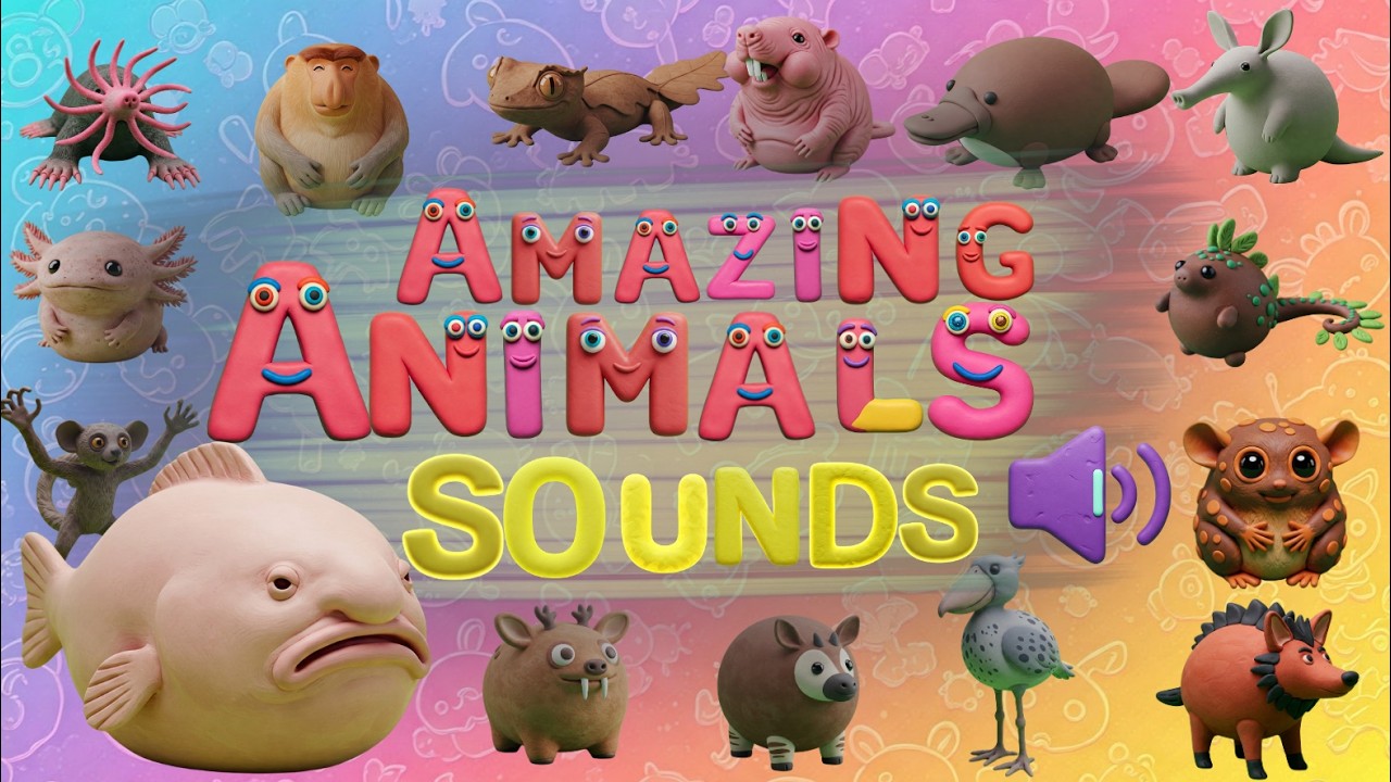 Funny & Freaky Animal Sounds Song | Zoo Animals From 1 to 16 🐾 | The 16 Most Unusual Animals
