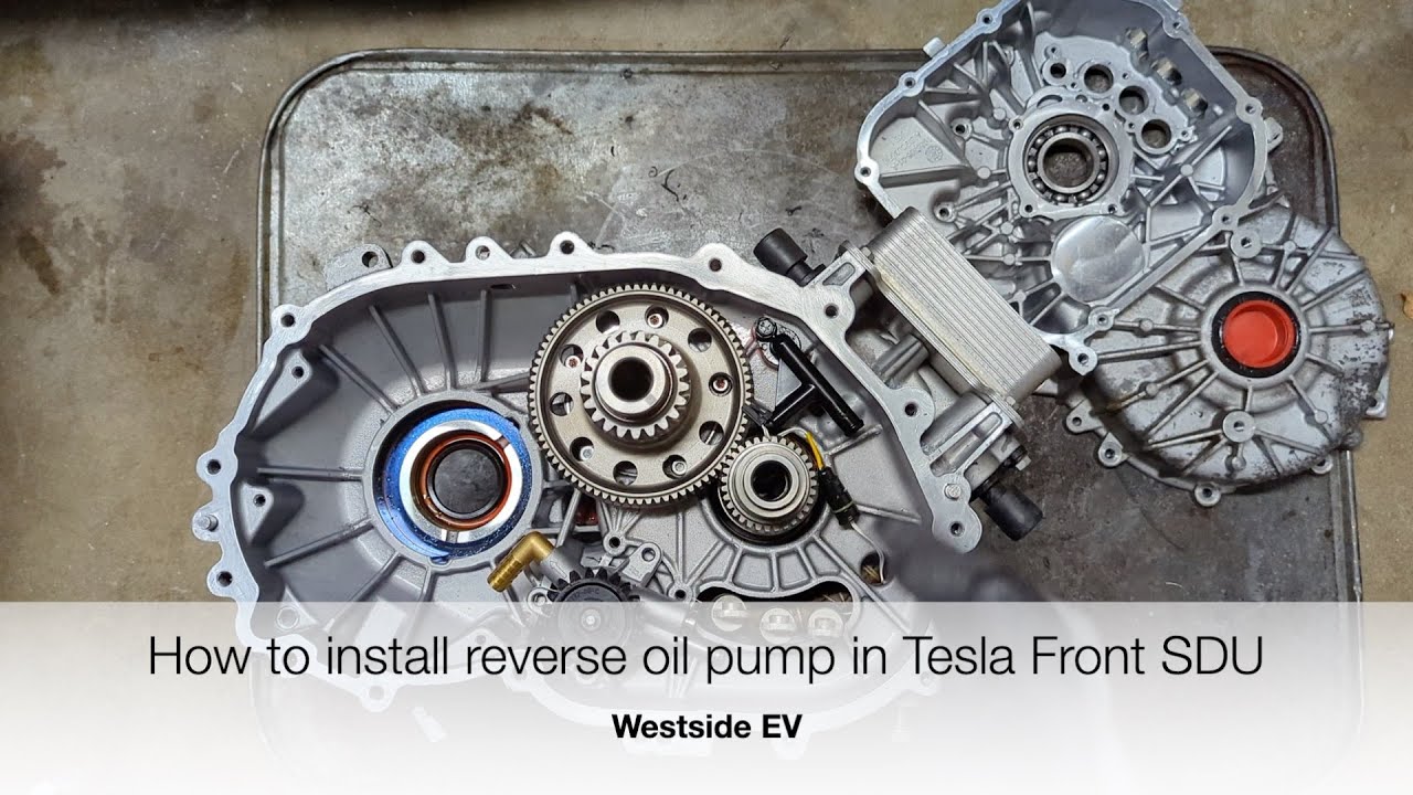 Tesla FSDU Reverse Oil Pump Install