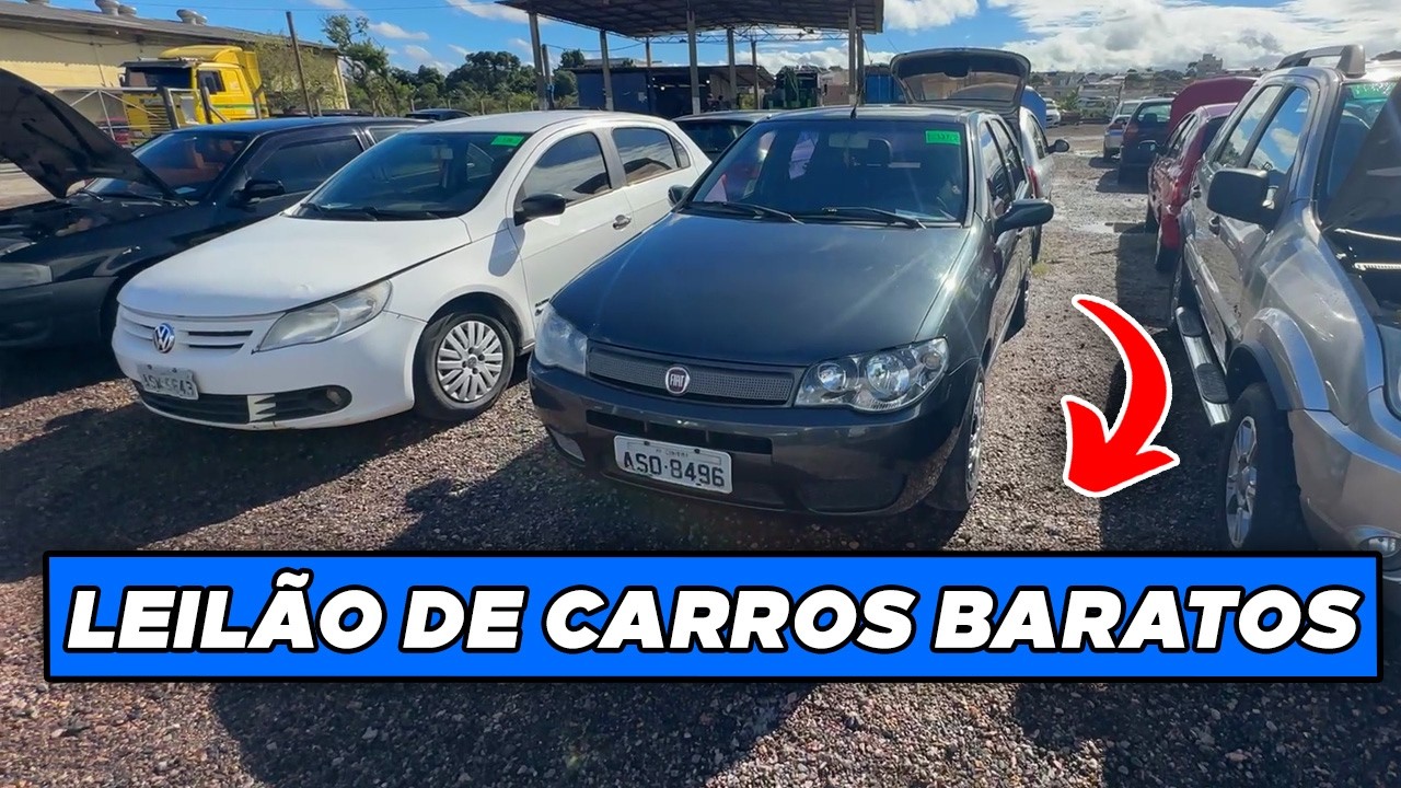 LEILÃO DE CARROS BARATOS E MUITO BEM CONSERVADOS
