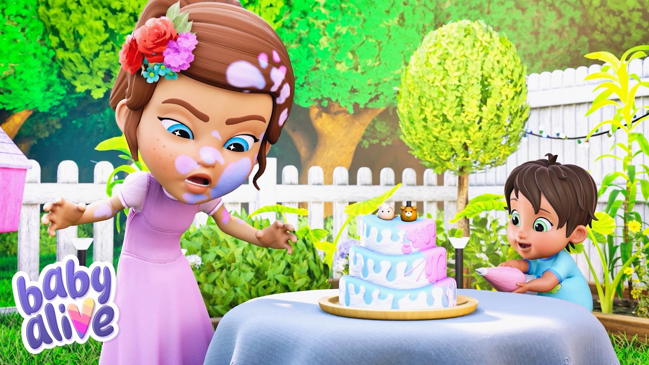 Baby Destroys the Wedding Cake! 🎂 Baby Alive Dolls 🩷 Valentine's Day Cartoons for Kids 🍼Playtime Fun