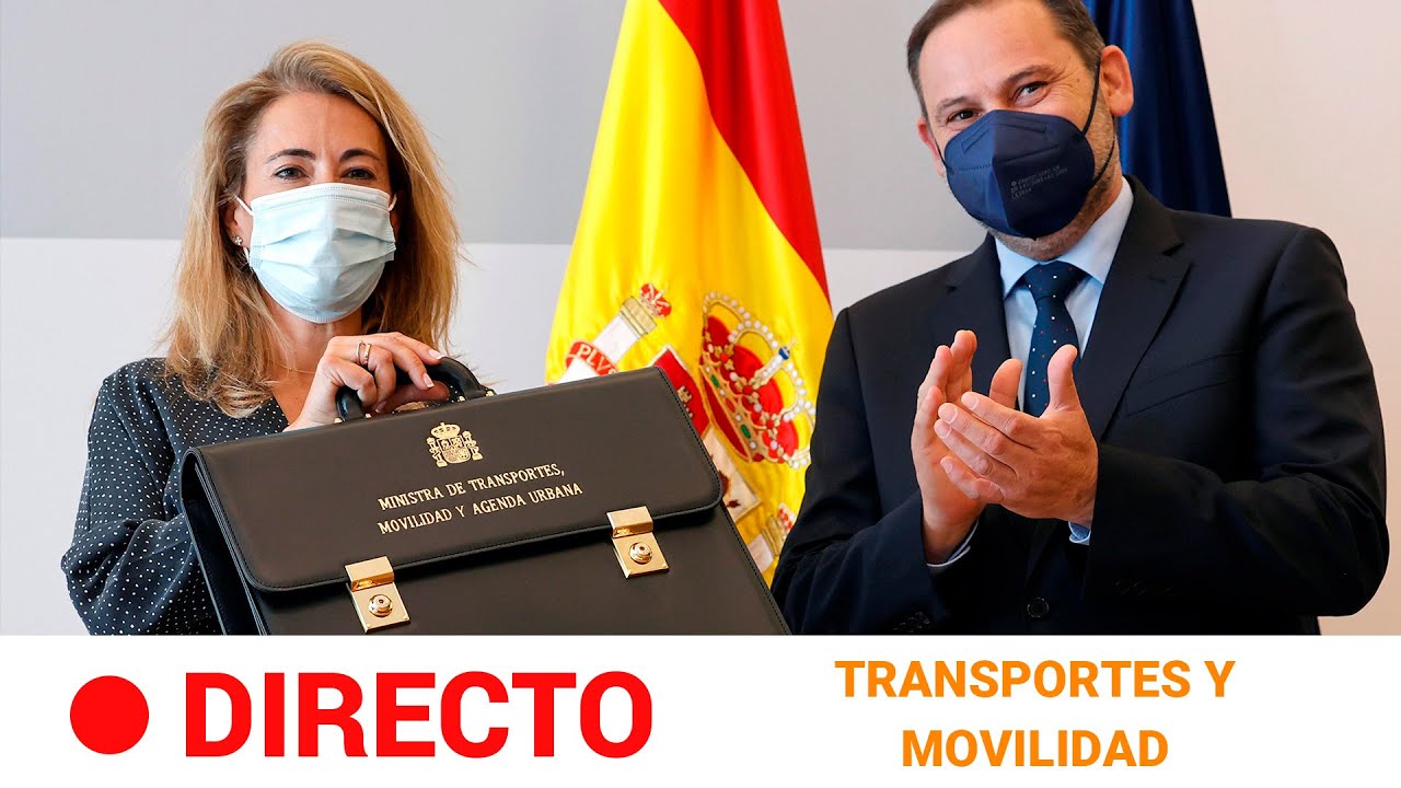JOSÉ LUIS ÁBALOS traspasa a RAQUEL SÁNCHEZ la CARTERA de TRANSPORTES | RTVE Noticias